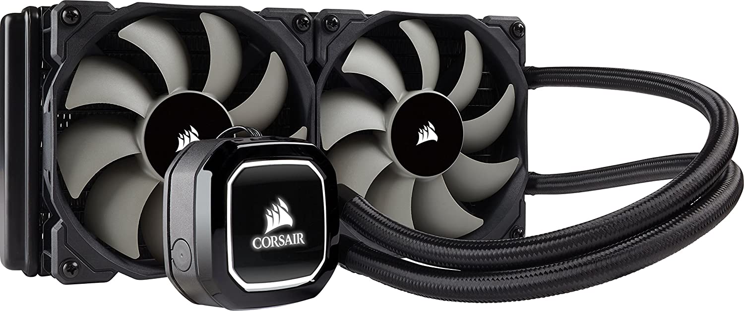 PC-GAMING1/Corsair Hydro H100x Sistema di Raffreddamento a Liquido per CPU, Radiatore da 24
