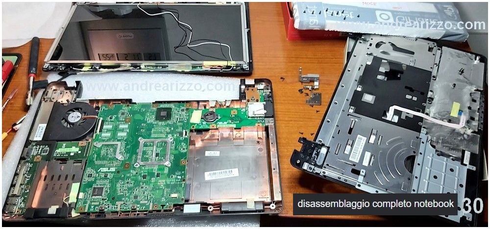 sostituzione cerniere laptop padova