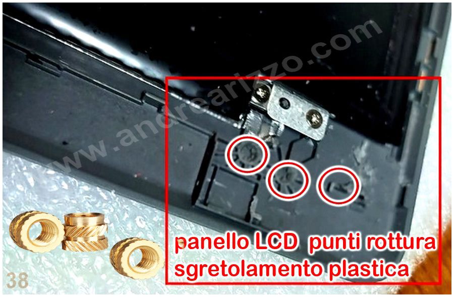 riparazioni riparazioni cerniera pc portatile rotta