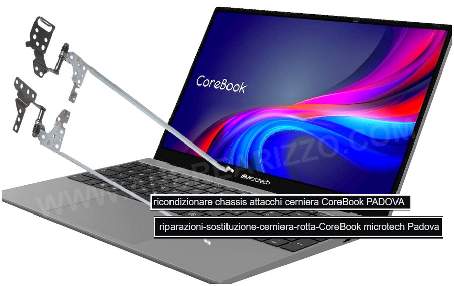 CENTRO ASSISTENZA Riparazione della cerniera CoreBook microtech