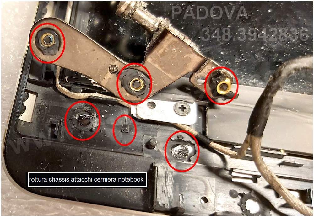  rottura-chassis-notebook/DISTACCAMENTO-CERNIERE-COMPUTER
