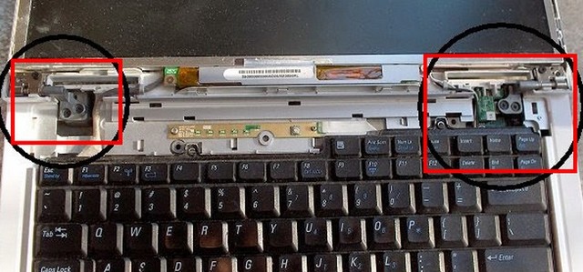 sostituzione cerniere notebook padova lenovo