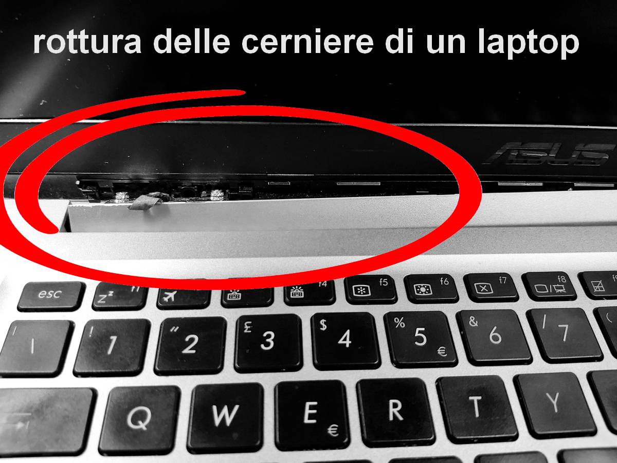 Riparazione Cerniere Notebook Rotte PADOVA